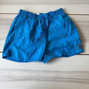 Nike Vibrant Blue Sports Shorts Solid Icon Volley Swim Shorts size M